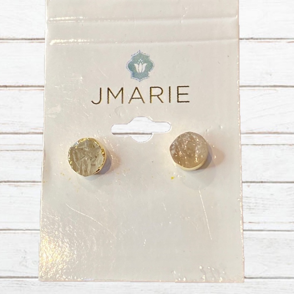 JMARIE Smoky quartz studs